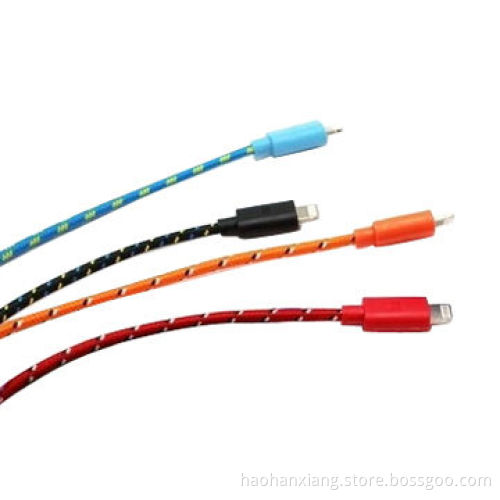 New Nylon Data Cable for iPhone 5/5s/5c